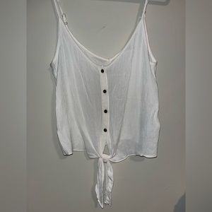 H&M cropped tie tank!